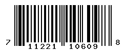 UPC barcode 711221106098
