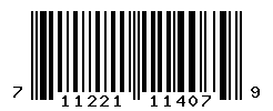 UPC barcode number 711221114079