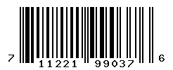 UPC barcode number 711221990376