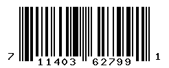UPC barcode number 711403627991