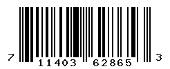 UPC barcode number 711403628653