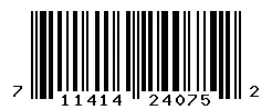 UPC barcode 711414240752