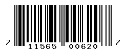 upc 711565006207 barcode image