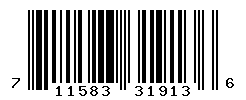 UPC barcode number 711583319136