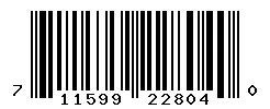 UPC barcode 711599228040