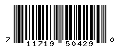 UPC barcode 711719504290