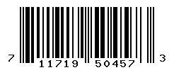 UPC barcode number 711719504573