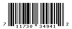 UPC barcode number 711730349412