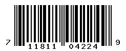UPC barcode number 711811042249