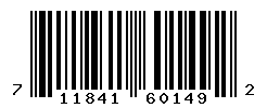 UPC barcode number 711841601492