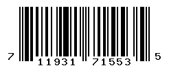 UPC barcode number 711931715535
