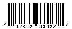 UPC 712022334277 barcode image