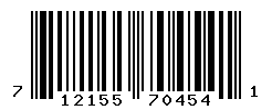 UPC barcode number 712155704541