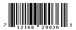 UPC barcode 712166290361