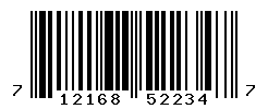 UPC barcode number 712168522347