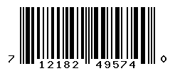 UPC barcode number 712182495740