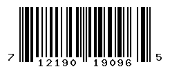 UPC barcode number 712190190965