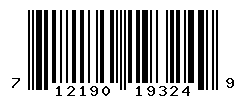 UPC barcode number 712190193249