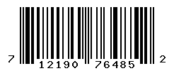 UPC barcode number 712190764852