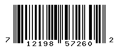 upc 712198572602 barcode image