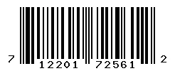 UPC barcode 712201725612