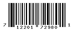 UPC barcode 712201729801