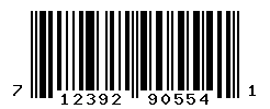 UPC barcode number 712392905541