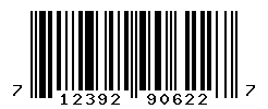 UPC barcode number 712392906227