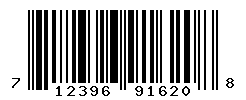 upc 712396916208 barcode image