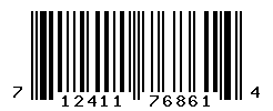 UPC barcode number 712411768614