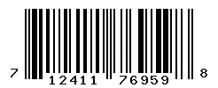 UPC barcode 712411769598