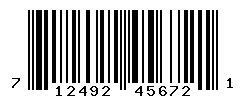 upc 712492456721 barcode image