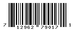 UPC barcode number 712962790171