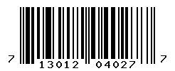 upc 713012040277 barcode image
