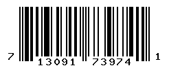 UPC barcode number 713091739741