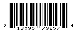 UPC barcode number 713095799574