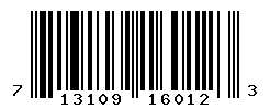 upc 713109160123 barcode image
