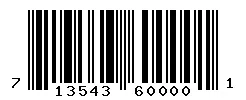 713543600001 barcode