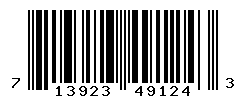 UPC barcode number 713923491243