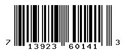 UPC barcode number 713923601413
