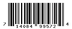 UPC barcode 714084995724