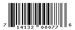 UPC barcode number 714132000776