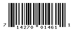 UPC barcode number 714270014611