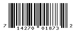 UPC barcode number 714270018732