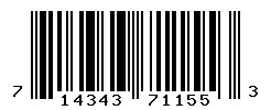 UPC barcode 714343711553