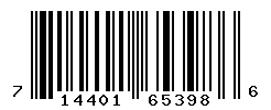 upc 714401653986 barcode image