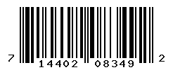 UPC barcode number 714402083492