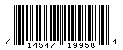 UPC barcode number 714547199584