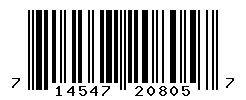 upc 714547208057 barcode image
