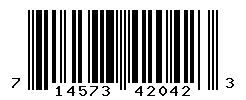 upc 714573420423 barcode image